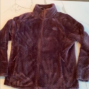 Women’s The North Face Purple Fuzzy Zip Up